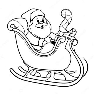 Santa S Sleigh Coloring Page 35063-29184