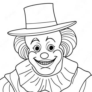 Scary Clown Coloring Page 35073-29191