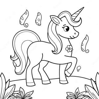 Easter Unicorn Coloring Page 35083-29198