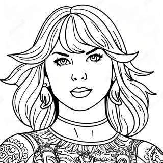 Taylor Swift Reputation Coloring Page 3509-2850