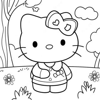 Hello Kitty And Friends Coloring Pages