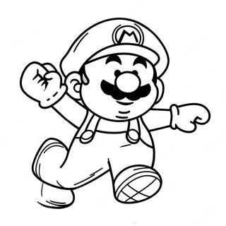 Mario Soccer Coloring Page 35183-29278