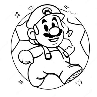 Mario Soccer Coloring Page 35183-29279