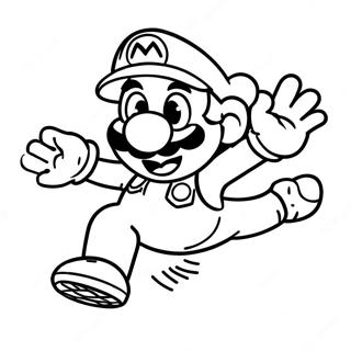 Mario Soccer Coloring Page 35183-29280