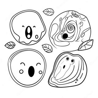 5 Senses Coloring Pages