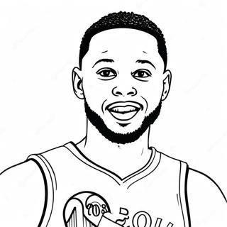 Steph Curry Coloring Pages