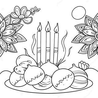 Nowruz Celebration Coloring Page 35233-29319