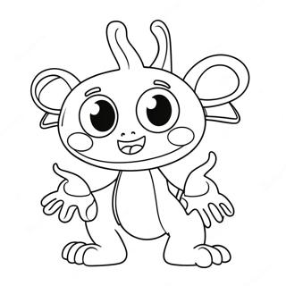 Henry Hugglemonster Coloring Page 35263-29342