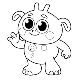 Henry Hugglemonster Coloring Page 35263-29343