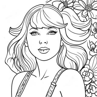 Taylor Swift Evermore Coloring Page 35273-29350