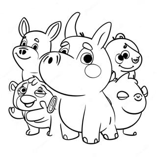 Pibby With Friends Coloring Page 35284-29362