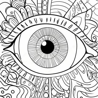 Realistic Human Eye Coloring Page 3530-2870