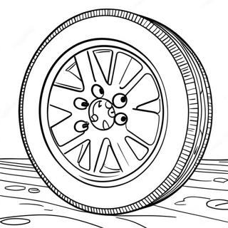 Tire Coloring Pages