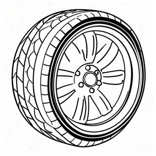 Tire Coloring Page 35313-29384