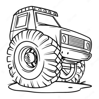 Big Off Road Tire Coloring Page 35314-29388