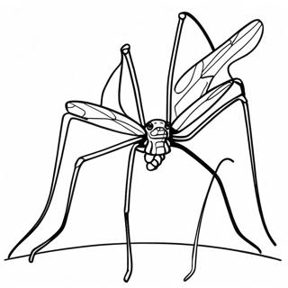 Daddy Long Legs Coloring Pages