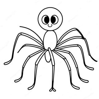 Cute Daddy Long Legs Coloring Page 35354-29420