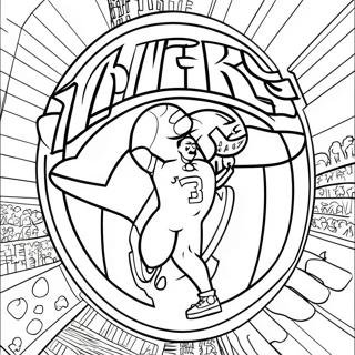 New York Knicks Coloring Page 35363-29422