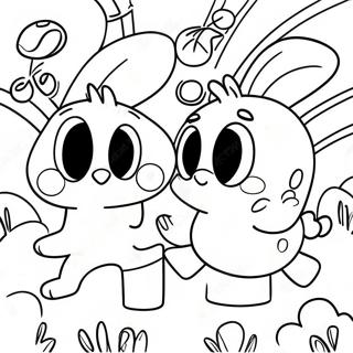 Fun Duo Abc Coloring Page 35374-29433