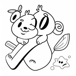 Fun Duo Abc Coloring Page 35374-29435