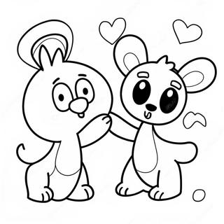 Fun Duo Abc Coloring Page 35374-29436