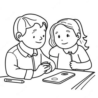 Digital Citizenship Coloring Page 35393-29447