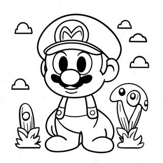 Super Mario Odyssey Coloring Page 3539-2875