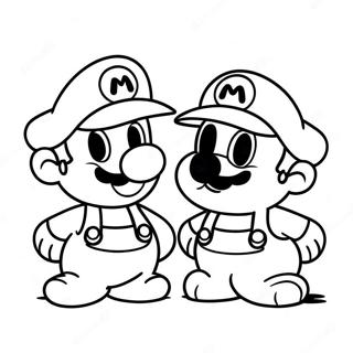 Cappy And Mario Adventure Coloring Page 3540-2877