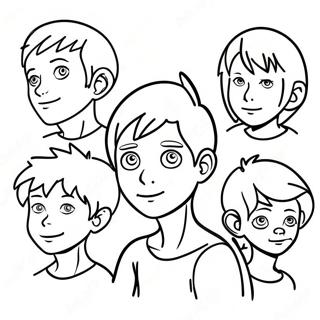 Lord Of The Flies Characters Coloring Page 35433-29478