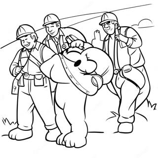 Ralph Leading The Group Coloring Page 35434-29482