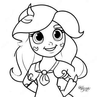 Sunset Shimmer Equestria Girl Coloring Page 35463-29504