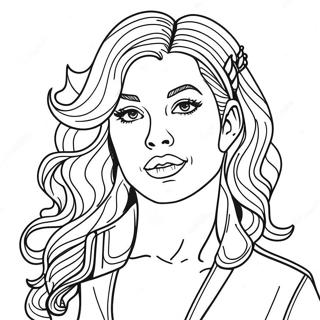 Pop Star Coloring Page 35473-29511