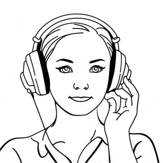 Listening Coloring Page 35493-29528