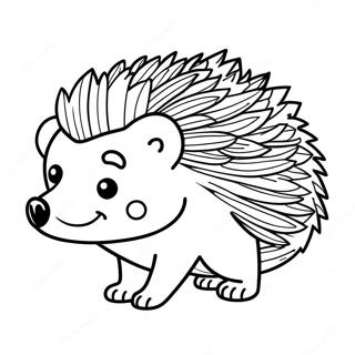 Hedgehog Coloring Pages