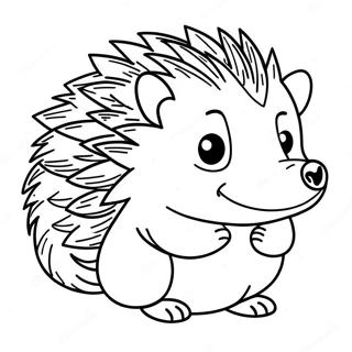 Hedgehog Coloring Page 3549-2883