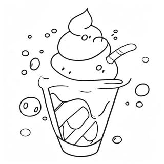 Snow Cone Coloring Page 35503-29536