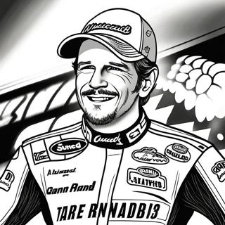 Dale Earnhardt Coloring Page 35513-29543