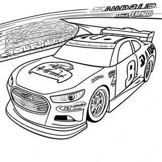 Dale Earnhardt Racing Car Coloring Page 35514-29546