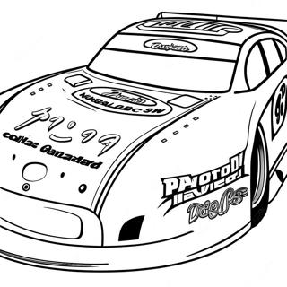 Dale Earnhardt Racing Car Coloring Page 35514-29547