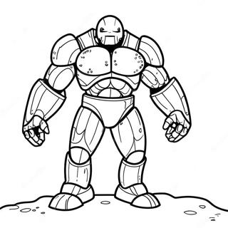 Iron Golem Coloring Page 35543-29567