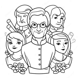 Classic Literature Characters Coloring Page 35554-29579