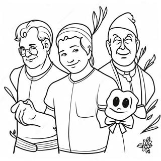 Classic Literature Characters Coloring Page 35554-29580