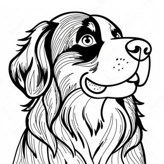 Bernese Mountain Dog Coloring Page 35563-29584