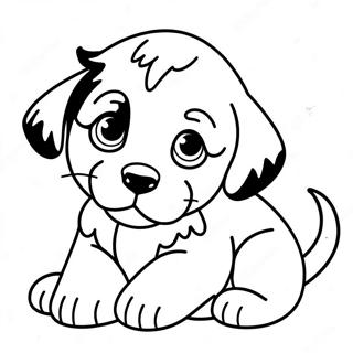 Cute Bernese Mountain Dog Puppy Coloring Page 35564-29585