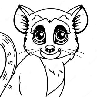 Lemur Coloring Page 35573-29592