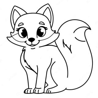 Anime Fox Coloring Page 35583-29598