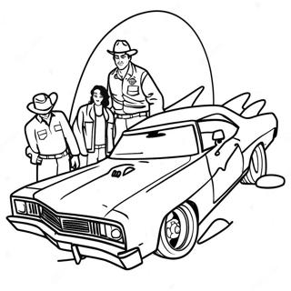 Dukes Of Hazzard Coloring Page 35593-29607