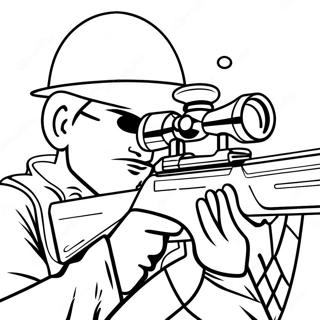 Sniper Army Coloring Page 35613-29622