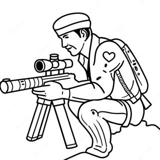 Sniper Army Coloring Page 35613-29624