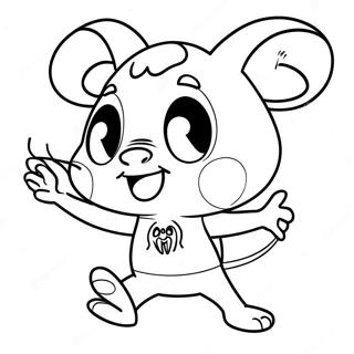 Spider Ham Coloring Page 35623-29630